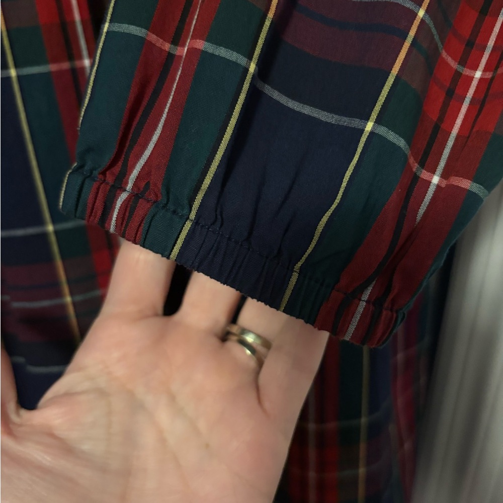 J. Crew Multicolor Plaid Shirt Dress - Picture 4 of 9